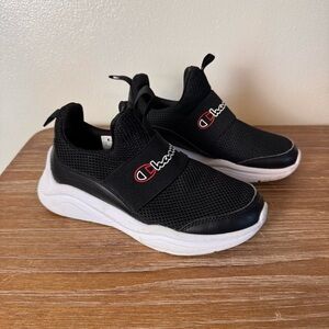 Boys Champion Legacy A Lo Slip On Sneakers Size 3Y Black
